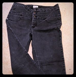Black high waisted skinny jeans / jeggings